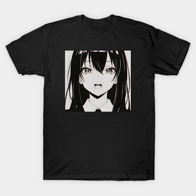 Manga Anime Merch Girl Cute Japan Kawaii Otaku Aesthetic T-Shirt by PlimPlom